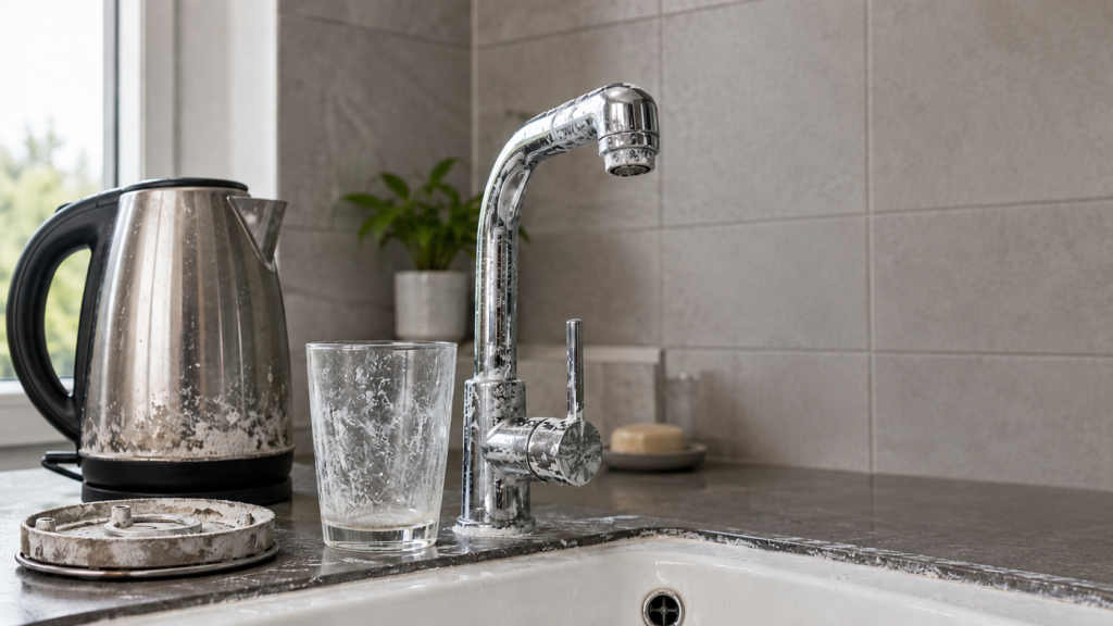 Kalkės vandenyje, kaip atpažinti kietą vandenį ir kokį filtrą rinktis?